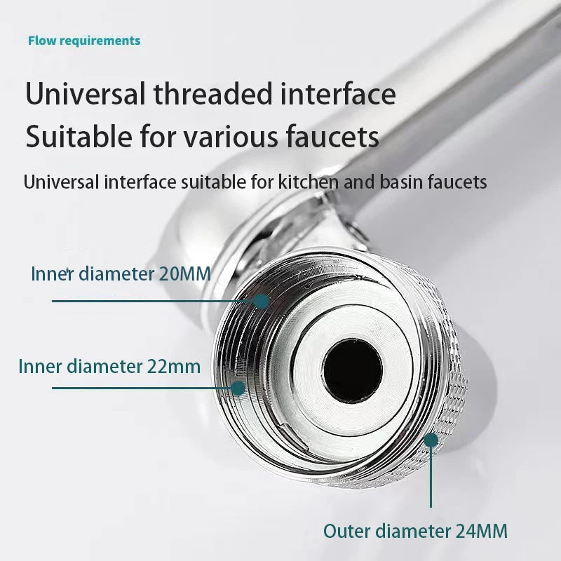 2025 Rotatable Multifunctional Extension Faucet Aerator 1080 Degree Swivel Robotic Arm Water Filter Sink Water Tap Accesorios